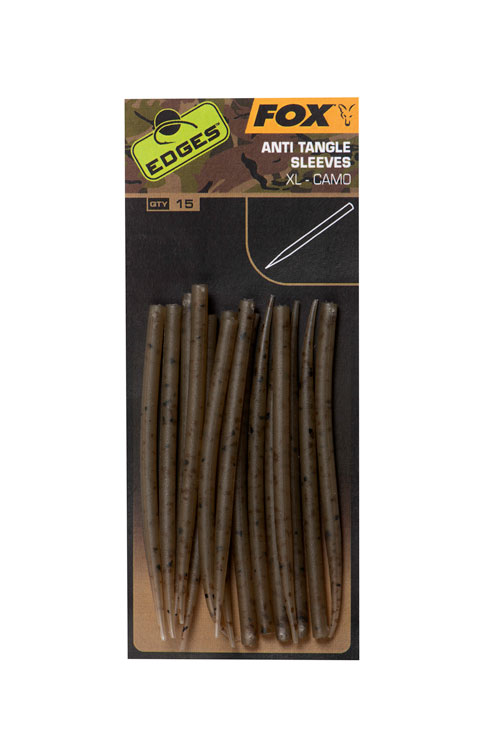 MANȘON FOX EDGES™ CAMO ANTI TANGLE SLEEVES X-LARGE 15BUC/PLIC