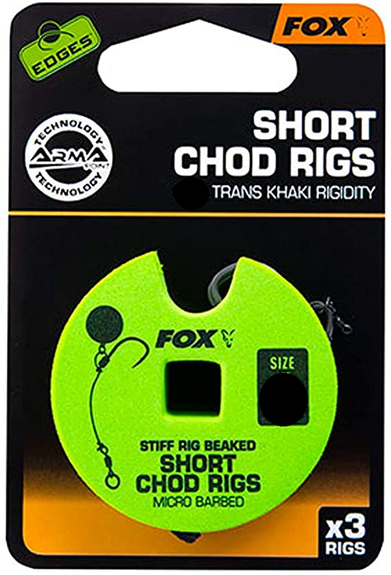 MONTURĂ FOX EDGES™ STIFF CHOD SHORT NR.4 30LB 3BUC/ROLĂ
