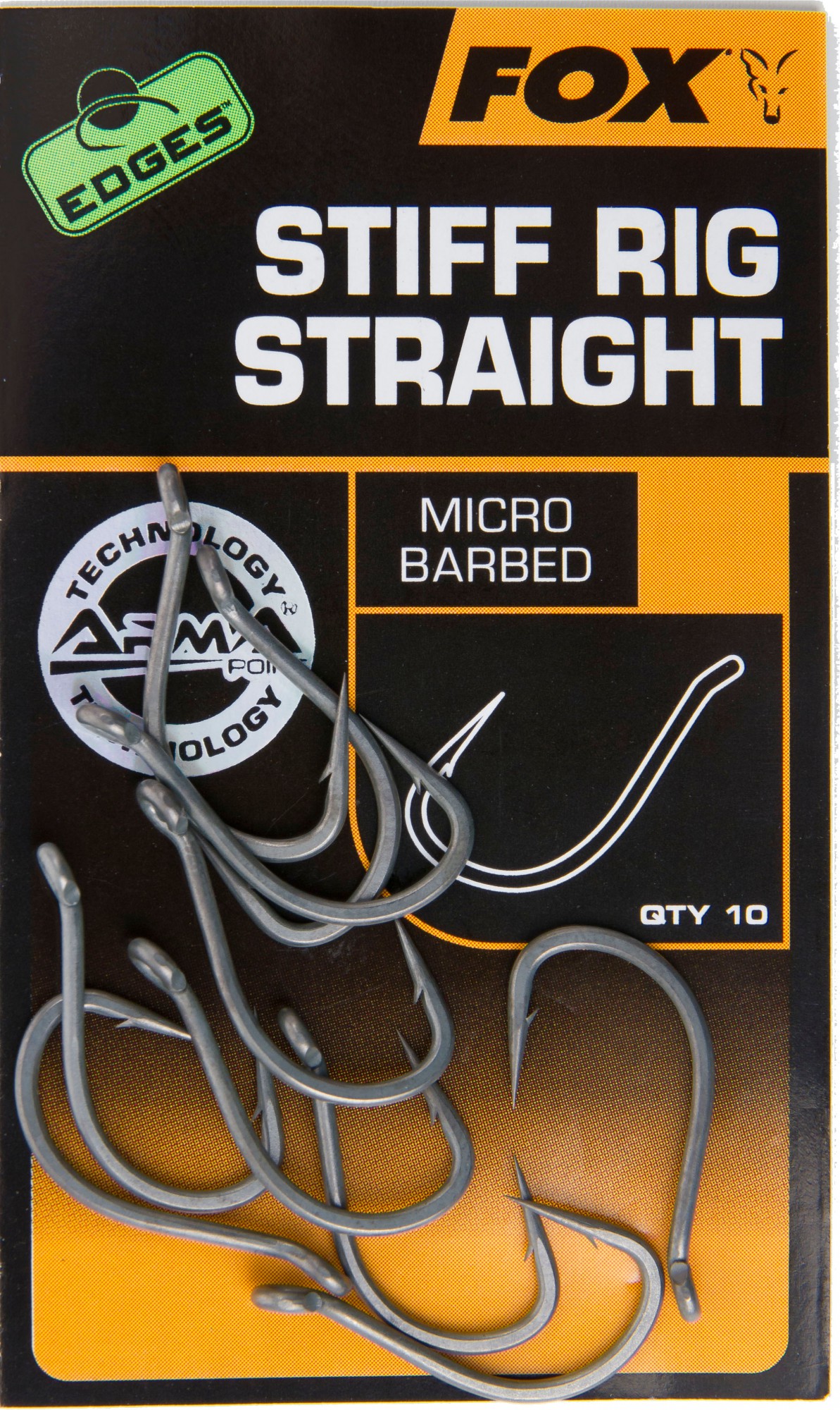 CÂRLIGE FOX EDGES™ ARMAPOINT STIFF RIG STRAIGHT NR.5 10BUC/PLIC