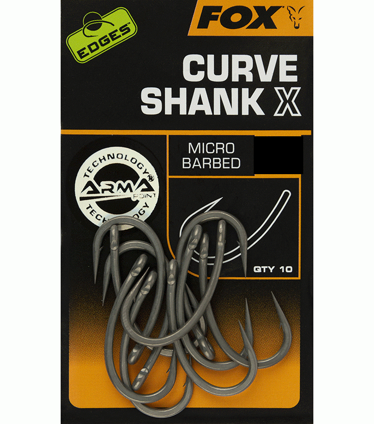 CÂRLIGE FOX EDGES™ ARMAPOINT CURVE SHANK X NR.4 10BUC/PLIC