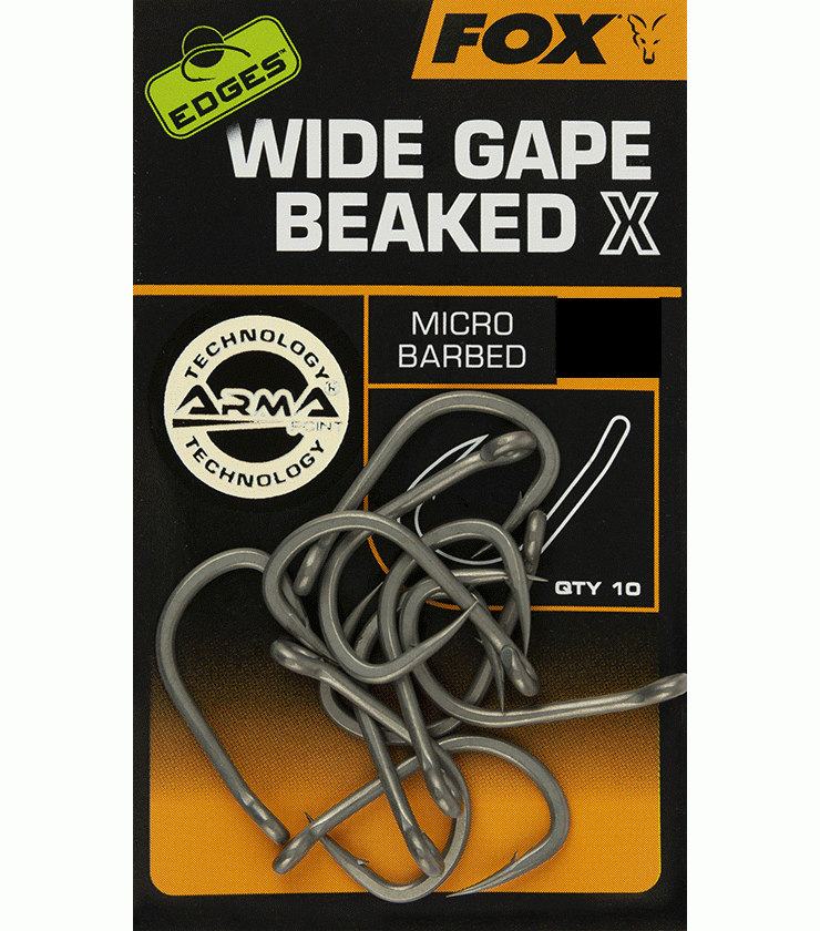 CÂRLIGE FOX EDGES™ ARMAPOINT WIDE GAPE BEAKED X NR.4 10BUC/PLIC