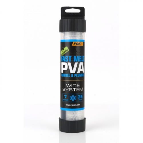 KIT PLASĂ SOLUBILĂ + TIJĂ COMPRESIE FOX EDGES™ FAST MELT PVA Ø35MM
