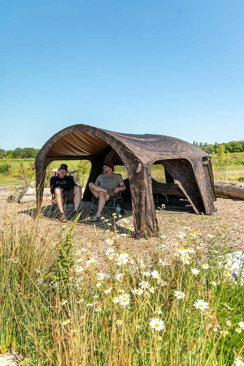 Extensie cort Fox Frontier X Camo Deluxe Extension, 150x260x155cm