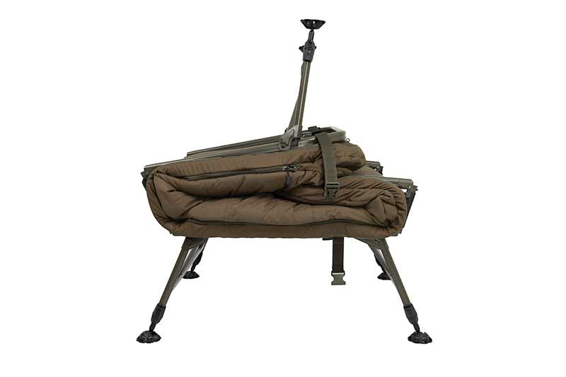 Set pat Fox Flatliner X + Sac de dormit All Season System