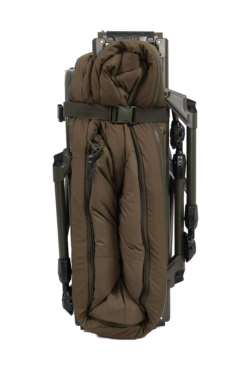 Set pat Fox Flatliner X + Sac de dormit All Season System