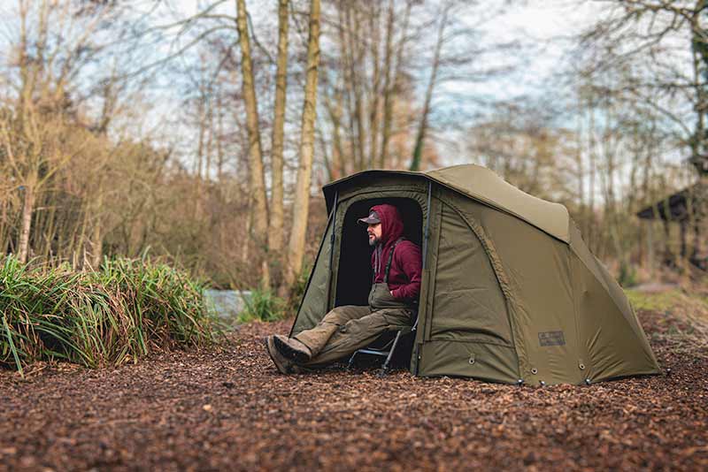 Umbrelă/Cort Fox Retreat Brolly System, 262x178x128cm