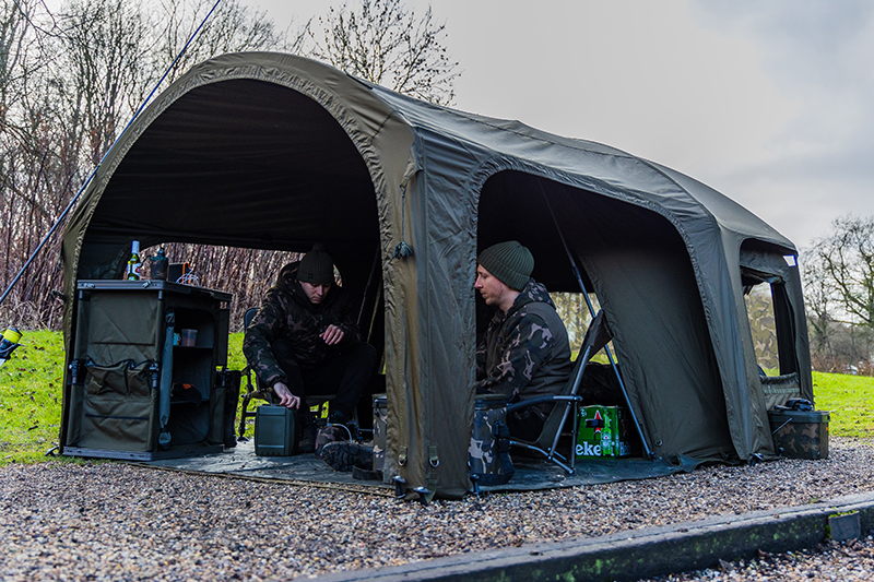 Extensie cort Fox Frontier X Deluxe Extension System, 260x150x155cm