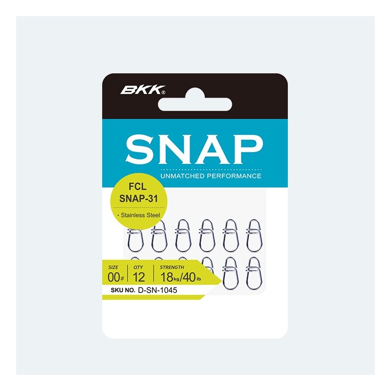 Agrafe BKK FCL Snap-31, Nr.2/40kg, 12buc/blister