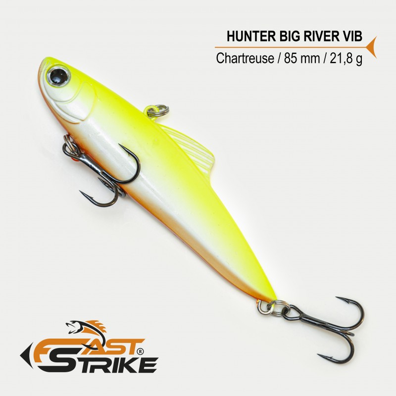 Vobler Fast Strike Hunter Big River Vib, Chartreuse 002, 8.5cm/21,8g