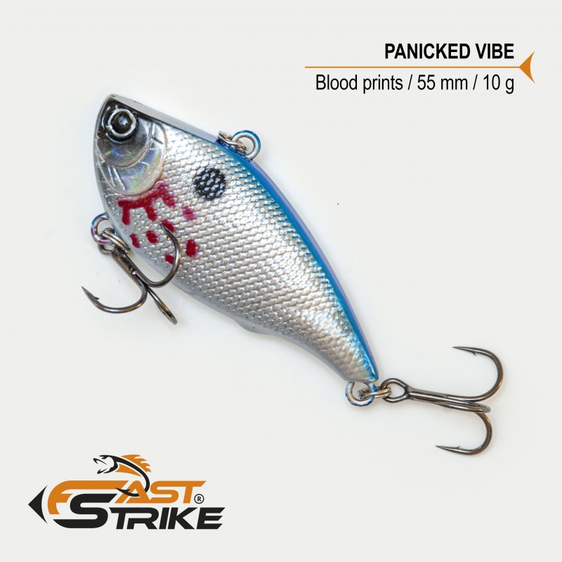Vobler Fast Strike Panicked Vibe, Blood Prints D, 5.5cm/10g