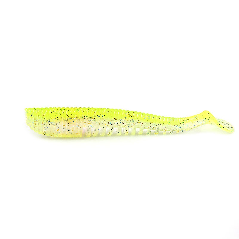 Shad Fast Strike Takeda Shad, Chartreuse Pepper, 8cm/3.2g, 10buc/plic