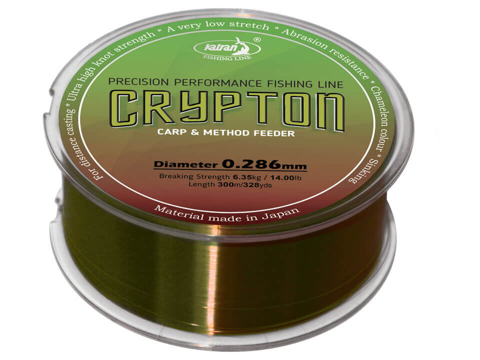 Fir monofilament Katran Crypton Carp & Method Feeder 0.234mm/10.05lb/4.55kg, 300m