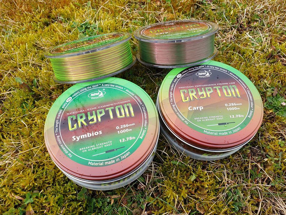 Fir monofilament Katran Crypton Carp, Camo, 0.371mm/21.30lb/9.66kg, 1000m