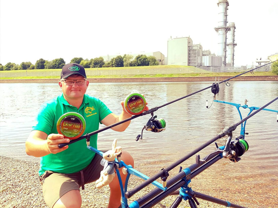 Fir monofilament Katran Crypton Carp, Camo, 0.371mm/21.30lb/9.66kg, 1000m