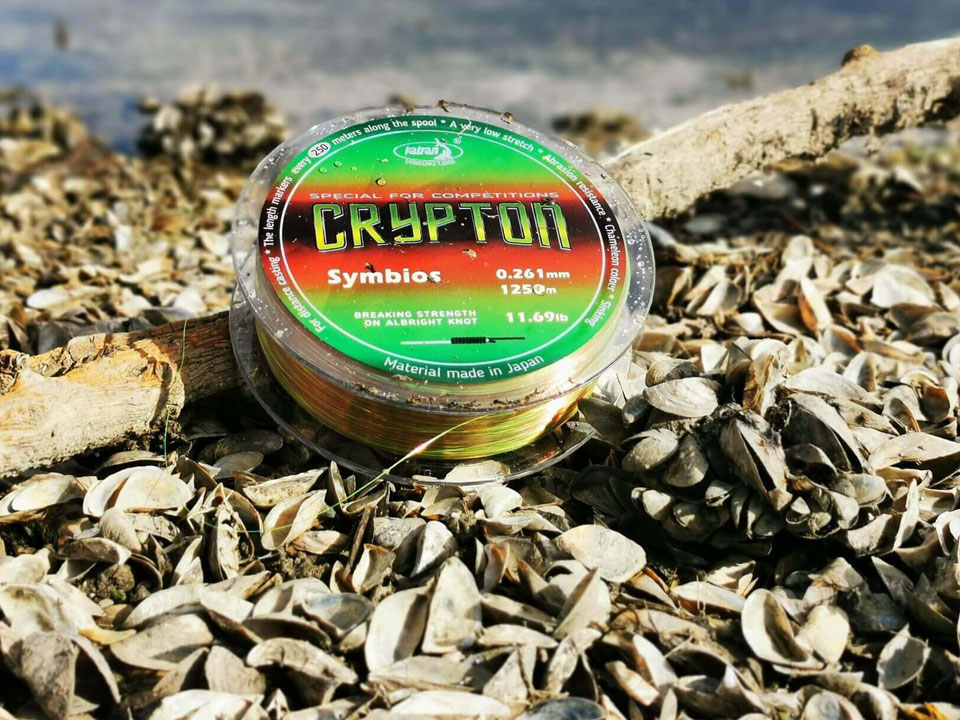 Fir monofilament Katran Crypton Symbios, Camo Neon, 0.215mm/7.79lb/3.53kg, 1500m