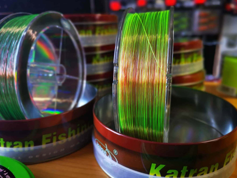 Fir monofilament Katran Crypton Symbios, Camo Neon, 0.215mm/7.79lb/3.53kg, 1500m