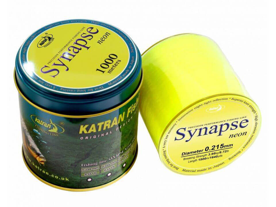 Fir monofilament Katran Synapse Neon, 0.437mm/29.30lb/13.30kg, 750m