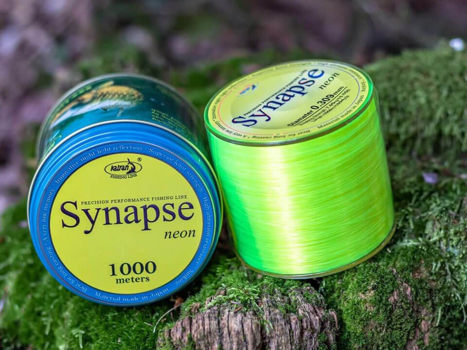 Fir monofilament Katran Synapse Neon, 0.437mm/29.30lb/13.30kg, 750m