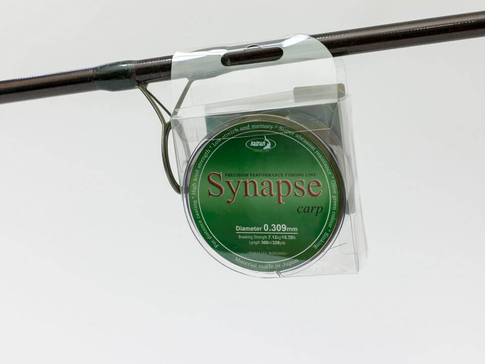 Fir monofilament Katran Synapse Carp, Olive Green, 0.331mm/18.00lb/8.16kg, 300m