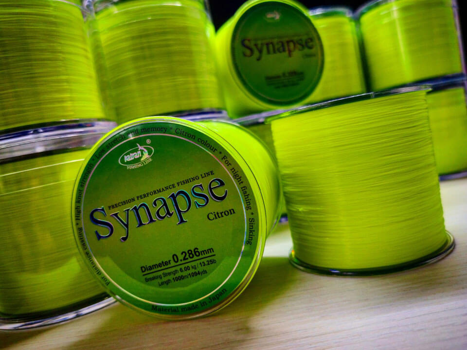 Fir monofilament Katran Synapse Citron, 0.309mm/15.45lb/7.01kg, 1000m