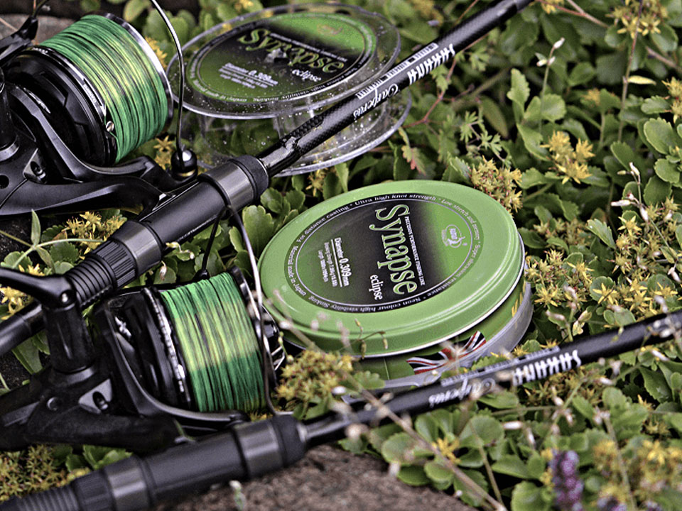 Fir monofilament Katran Synapse Eclipse, Verde Neon/Negru, 0.255mm/11.55lb/5.24kg, 1200m