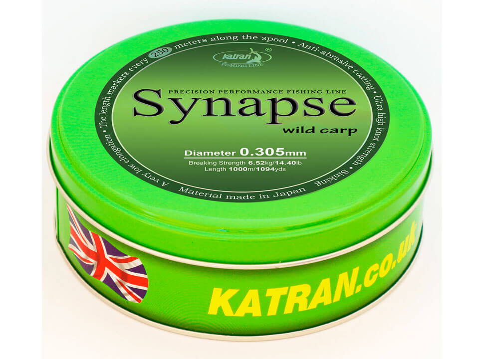 Fir monofilament Katran Synapse Wild Carp 0.305mm/14.40lb/6.52kg, 1000m