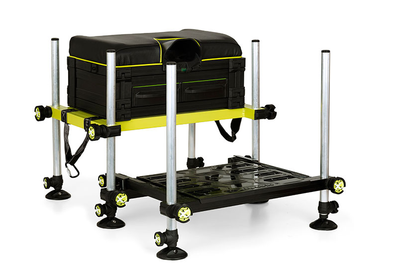 Scaun modular Matrix P25 Seatbox MK2, Black/Lime
