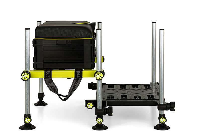 Scaun modular Matrix P25 Seatbox MK2, Black/Lime