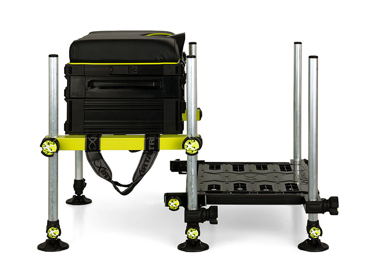 Scaun modular Matrix F25 Seatbox MK2, Black/Lime, 75x59cm