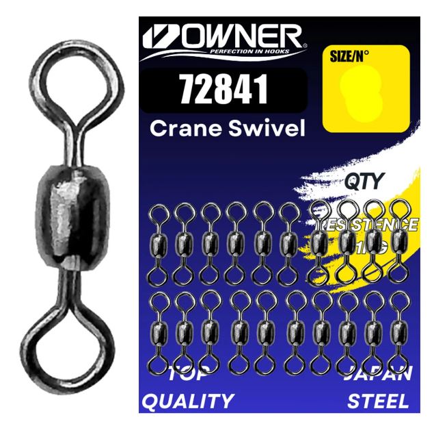 Vârtej Owner Amaz 72481 Crane Swivel, Black Nickel, Nr.10/28kg, 20buc/plic