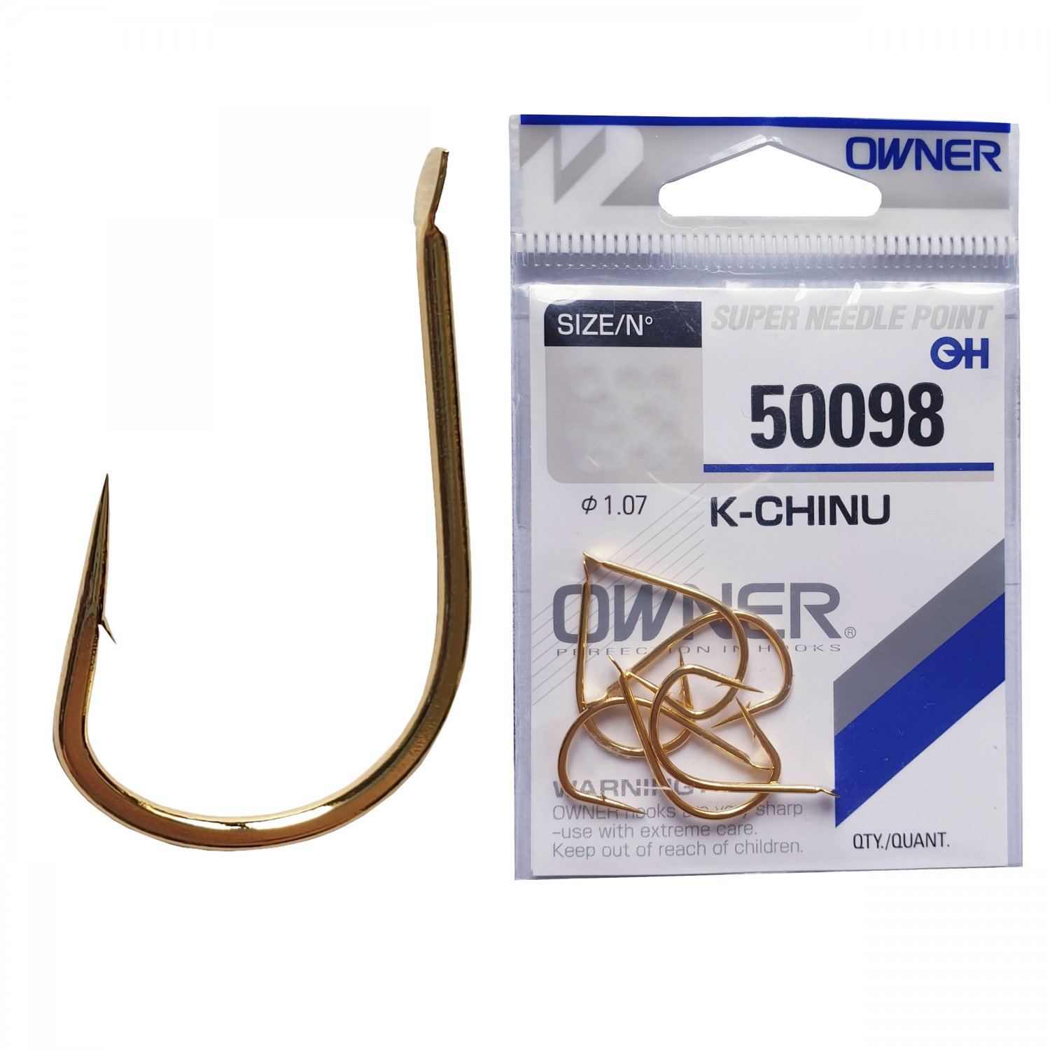 Cârlig Owner 50098 K-Chinu, Nr.3, 9buc/plic
