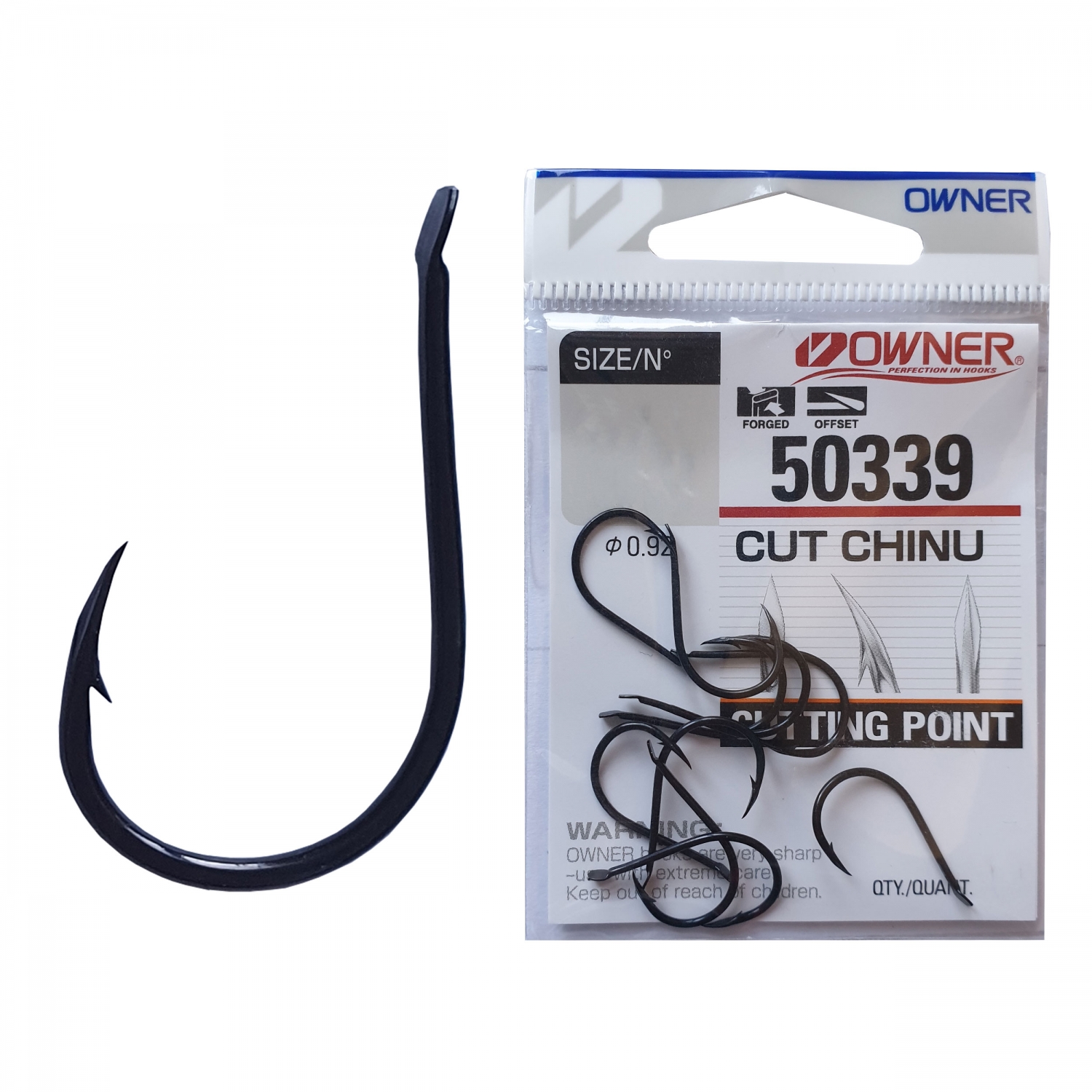 Cârlig Owner 50339 Cut Chinu, Nr.2, 12buc/plic