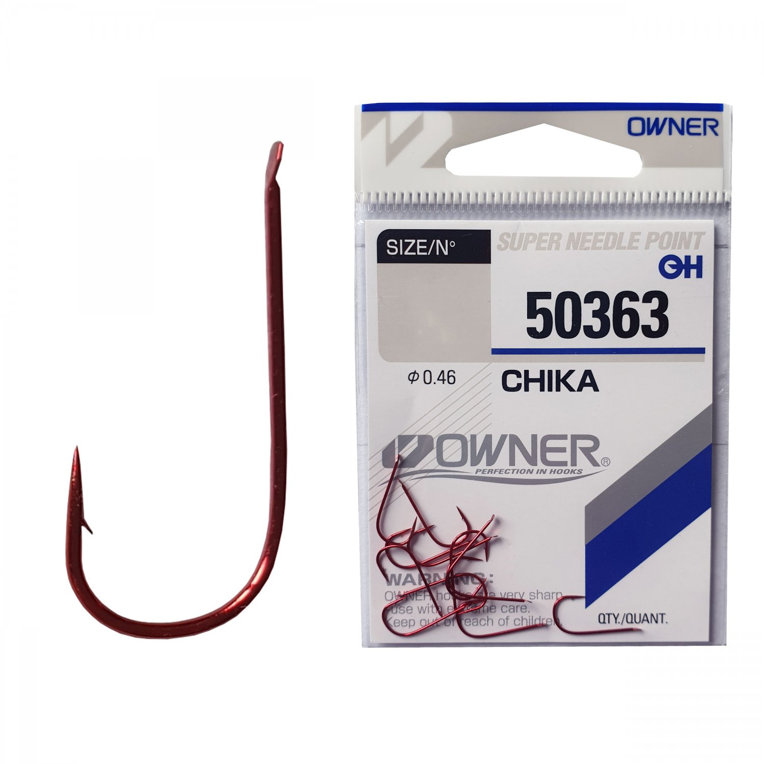 Cârlig Owner 50363 Chika, Nr.12, 13buc/plic