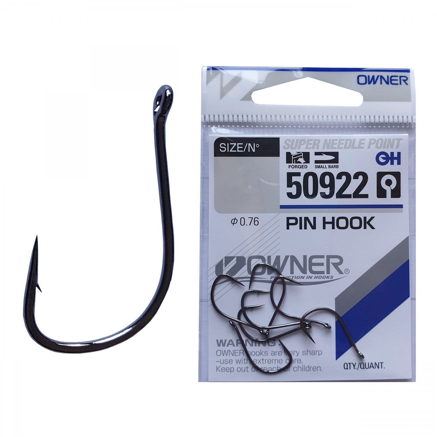 Cârlig Owner 50922 Pin Hook, Nr.4, 7buc/plic