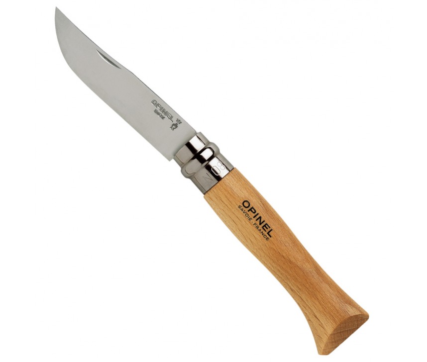 Briceag Opinel Nr.8, Fag, lamă Inox 8cm