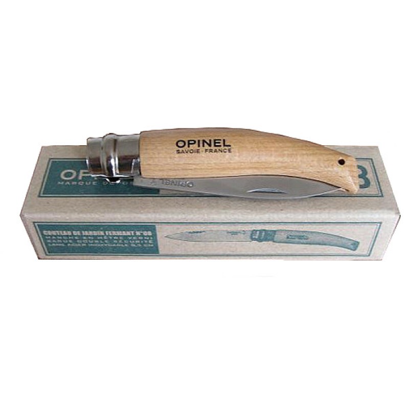Briceag Opinel Garden Knife No.08, Fag, 8cm/Inox