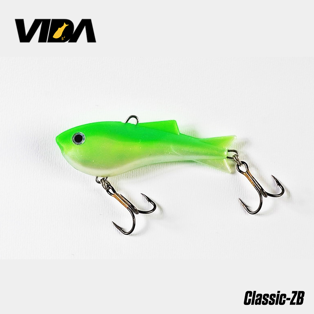 Cicadă siliconică Vida Classic 4cm 6g, culoare ZB