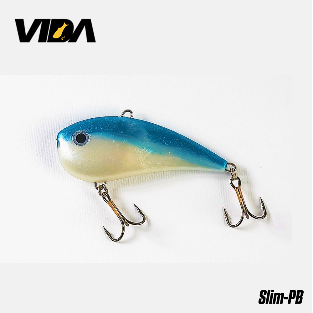 Cicadă siliconică Vida Slim 7cm 30g, culoare PB