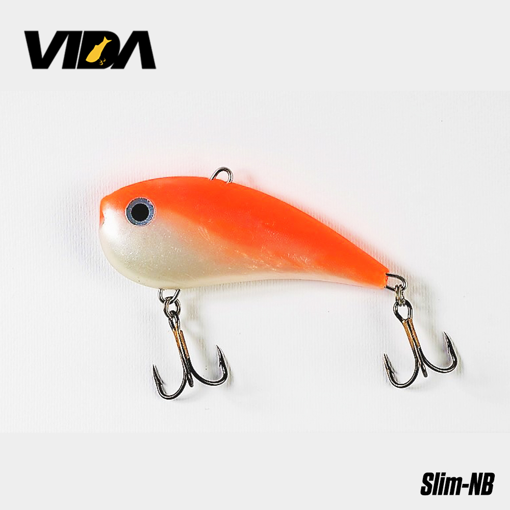 Cicadă siliconică Vida Slim 7cm 20g, culoare NB