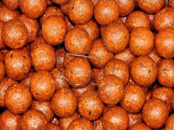 Boilies Select Baits, 16mm, Hot Fish + Monster Crab&Black Pepper Oil, 1kg
