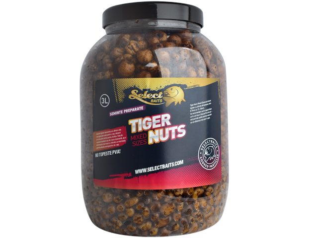 Alune tigrate Select Baits Tiger Nuts Mixed Size, 3L
