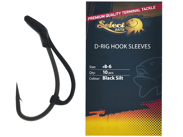 Manșoane cârlig Select Baits D-Rig Hook Sleeves, Nr.2-4, 10buc/plic