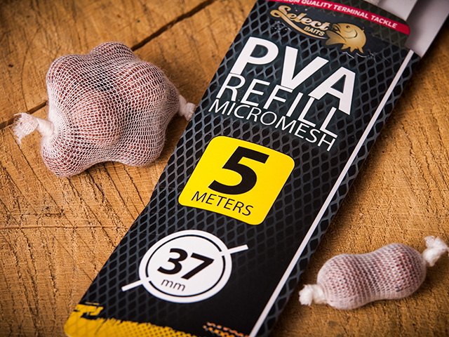 Rezervă plasă Pva Select Baits Micromesh Refill, 37mm/5m