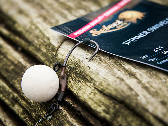 Șurub pentru momeală Select Baits Ring Bait Screws, Matt Black, 3.1mm/12mm, 10buc/plic