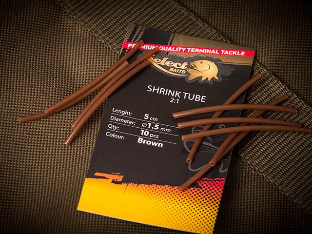 Tub termocontractabil Select Baits Skrink Tube, Brown, 1.5mm/5cm, 10buc/plic