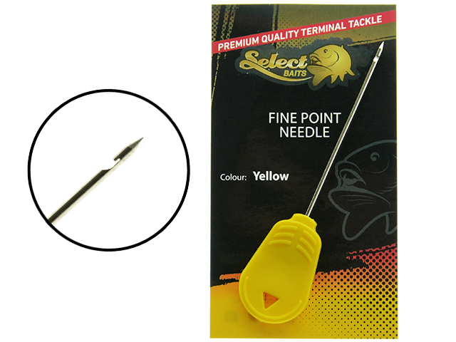 Croșetă Select Baits Fine Point Needle, Yellow