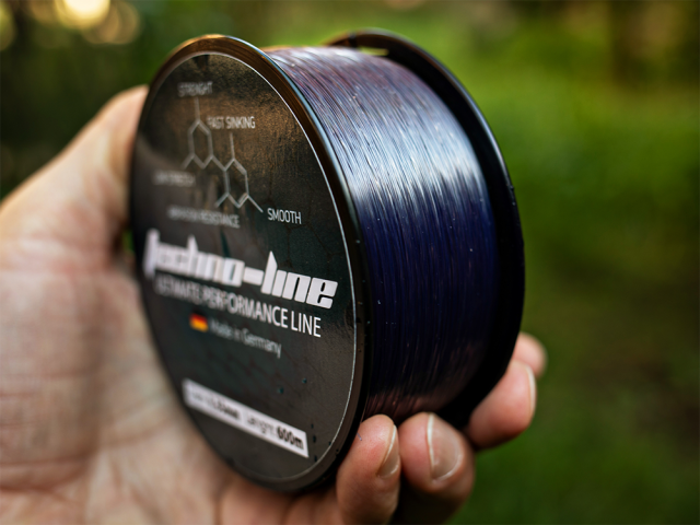 Fir monofilament Select Baits Techno-Line, Titan Grey, 0.30mm/7.6kg/600m