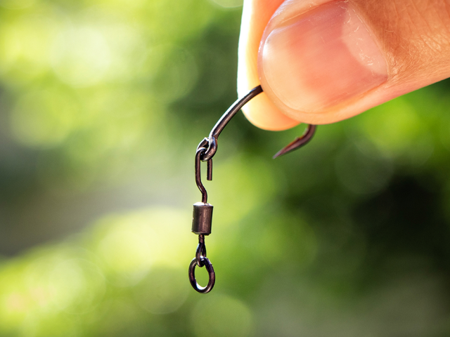 Micro vârtej Select Baits Spinner Swivels, Matt Black, Nr.11, 10buc/plic
