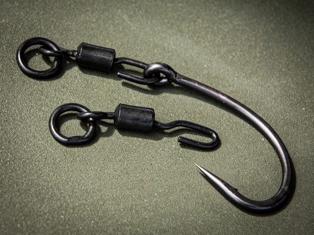 Micro vârtej Select Baits Spinner Swivels, Matt Black, Nr.11, 10buc/plic