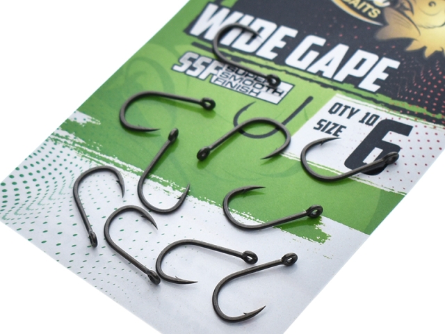 Cârlige Select Baits Wide Gape SSF, Nr.6, 10buc/plic